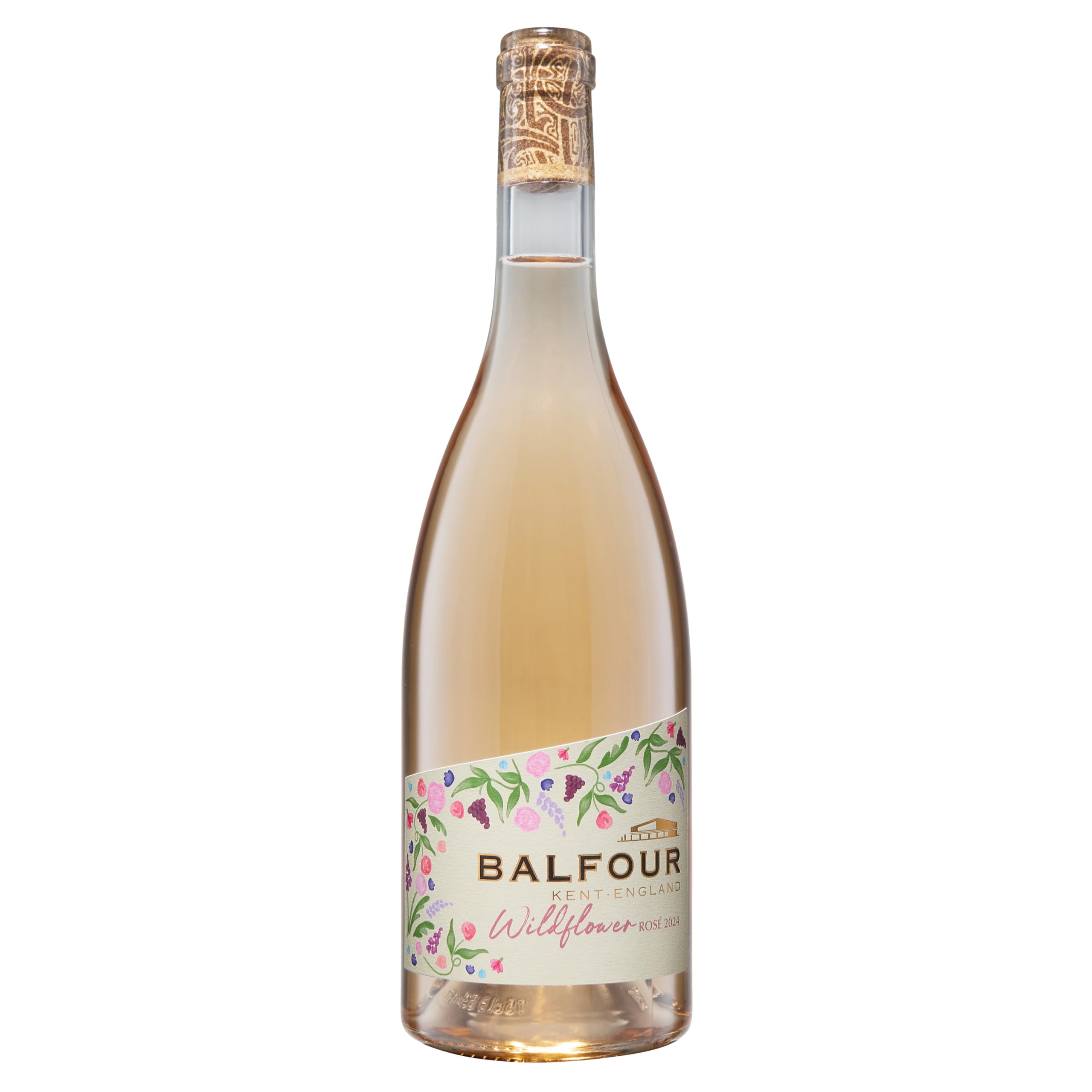 Balfour Wildflower Rosé English Rosé Wine, from Hush Heath Estate, Kent (Garden of England) 75cl 11% ABV – serve chilled; floral, crunchy red-fruit freshness for picnics and gifting