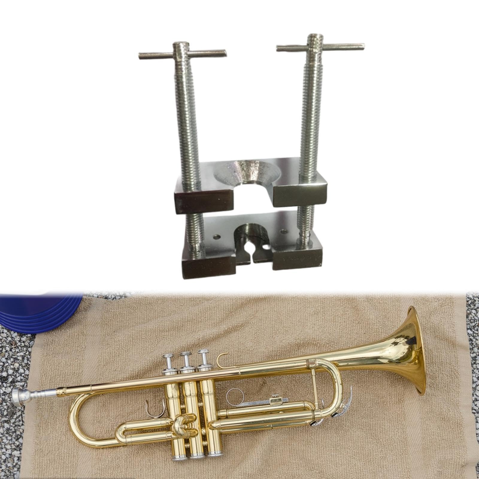 Amagogo Outil d'extraction d'embouchure de trompette Extracteur d'embouchure professionnel Extracteur d'embouchure de trompette pour instruments à vent en