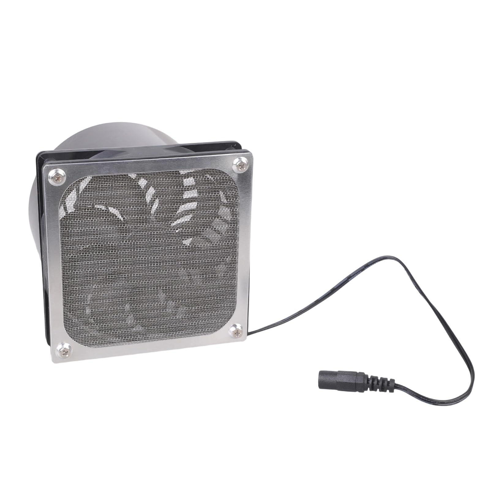 Oxxggkao 120Mm 12V Exhaust Fan With 117Mm Air Duct Blower For Ventilation In Craft Workshops And 3D Printer Enclosures With Duct And Meshes