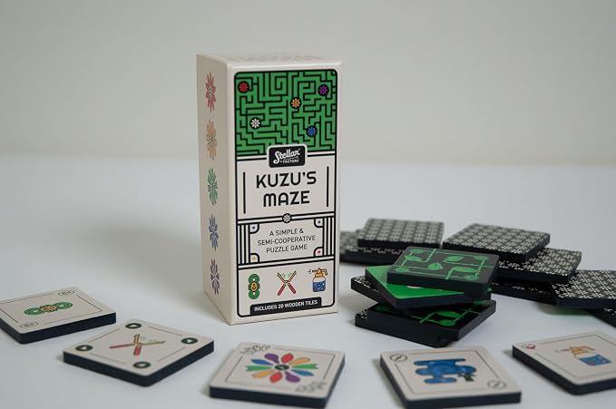 Kuzu's Maze Puzzle Game | SemicOoperativo | 1+ Jugadores, Edad 8+ | Juega en cualquier lugar | Madera miniatura 6