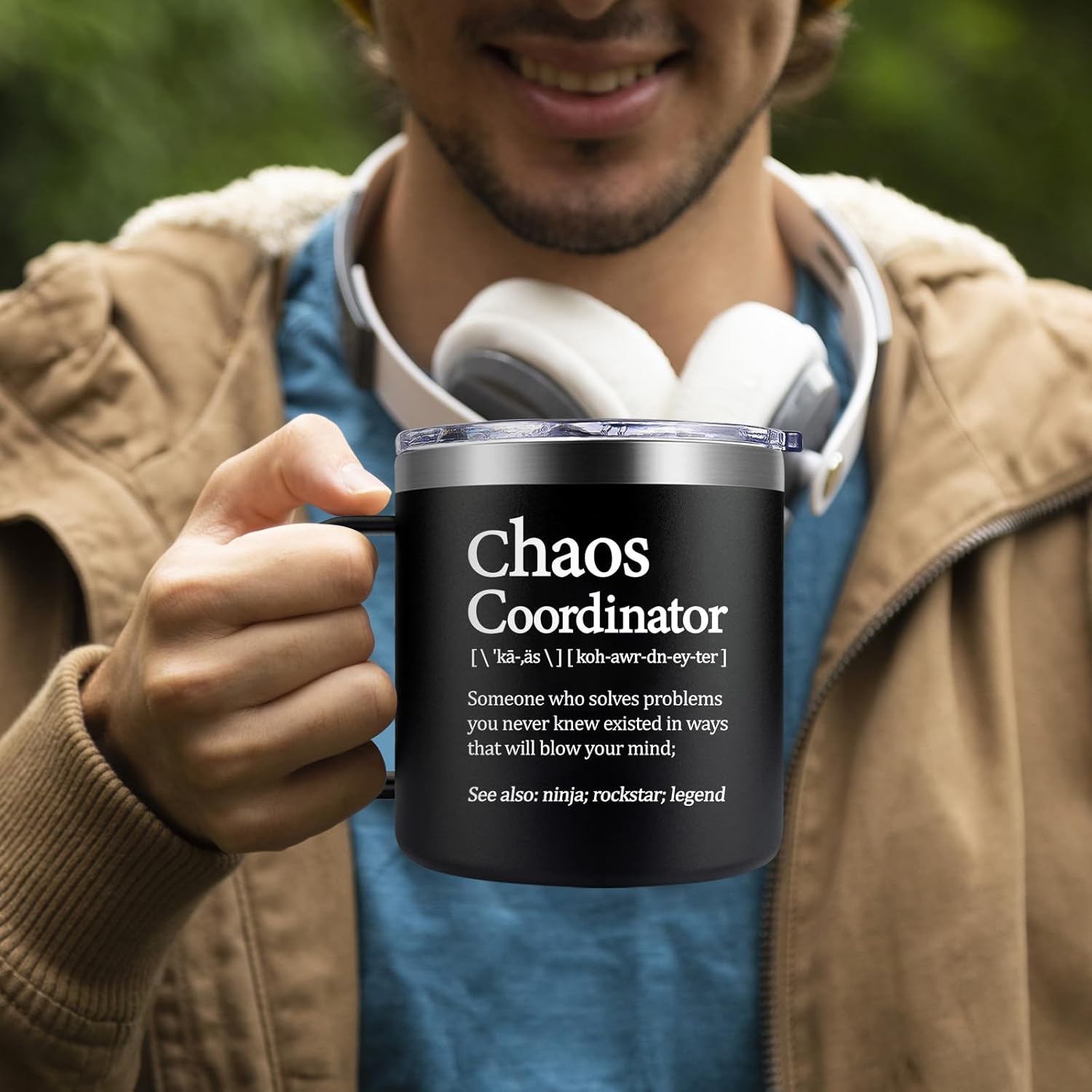 Chaos Coordinator Mug 14 oz, Thank You Gifts for Men, Teacher, Principal Appreciation Gifts, Gifts for Coworkers, Administrative Assistant, Supervisors, Secretary - Image 4