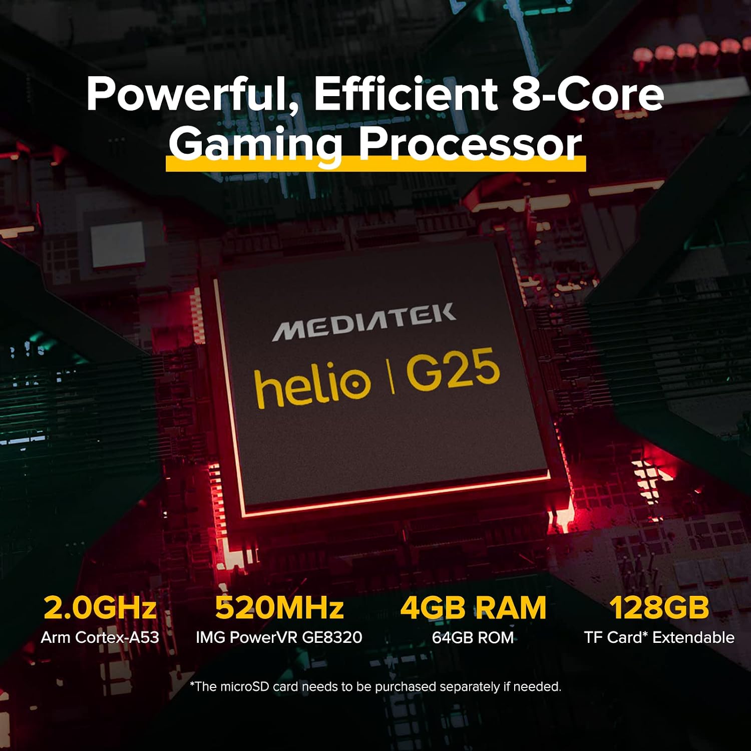 Ulefone Power Armor X11 Pro Helio G25 Octa-Core Processor