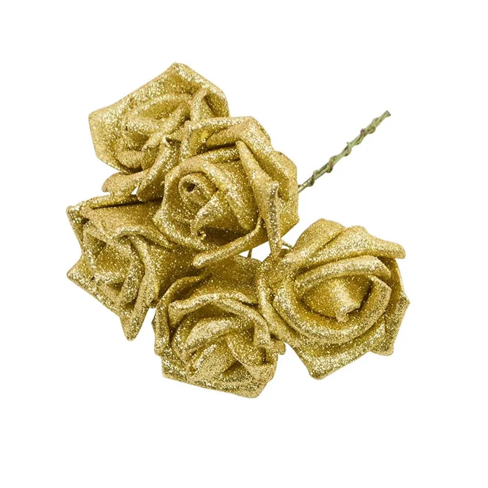 MWAHJU 50pcs Artificial Foam Flower Wedding Bride Bouquet Party Decorations Home Fake For Home