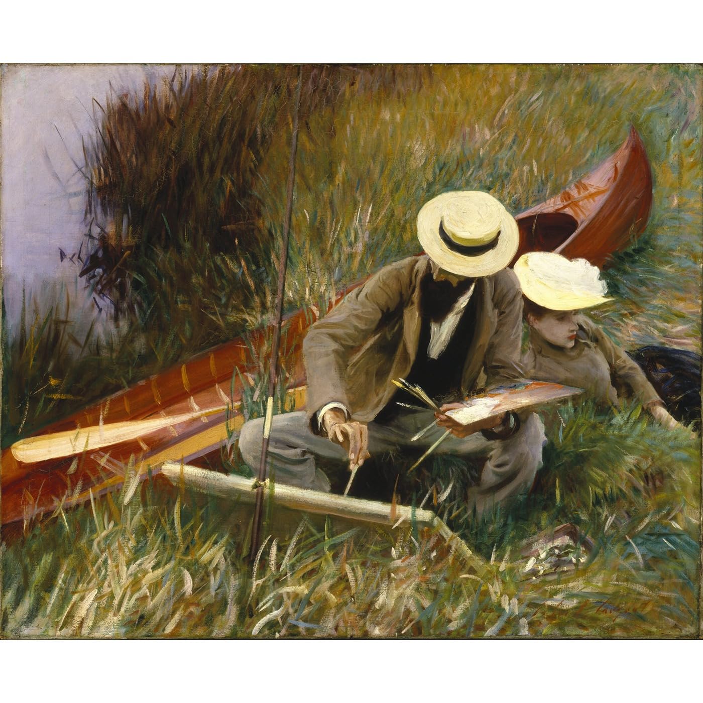 Impression giclée sur toile Sargent grand format pour sublimer un grand mur de salon vide - 2