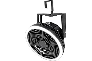 Camping Fan with Fan Lantern for Tents