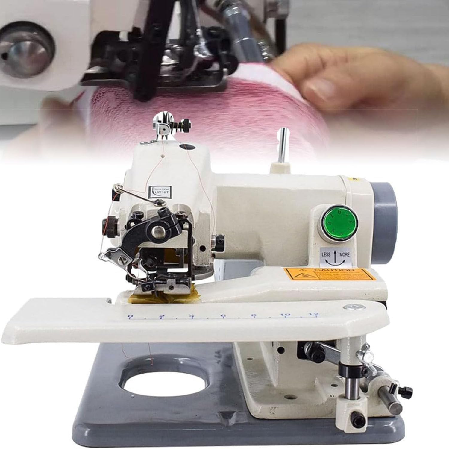 Orlatrice Portatile per Punto cieco, ad Alta velocità 1200 Giri/min per Cucito e Ricamo, Passo dell'ago Regolabile per Una Perfetta orlatura dei Pantaloni