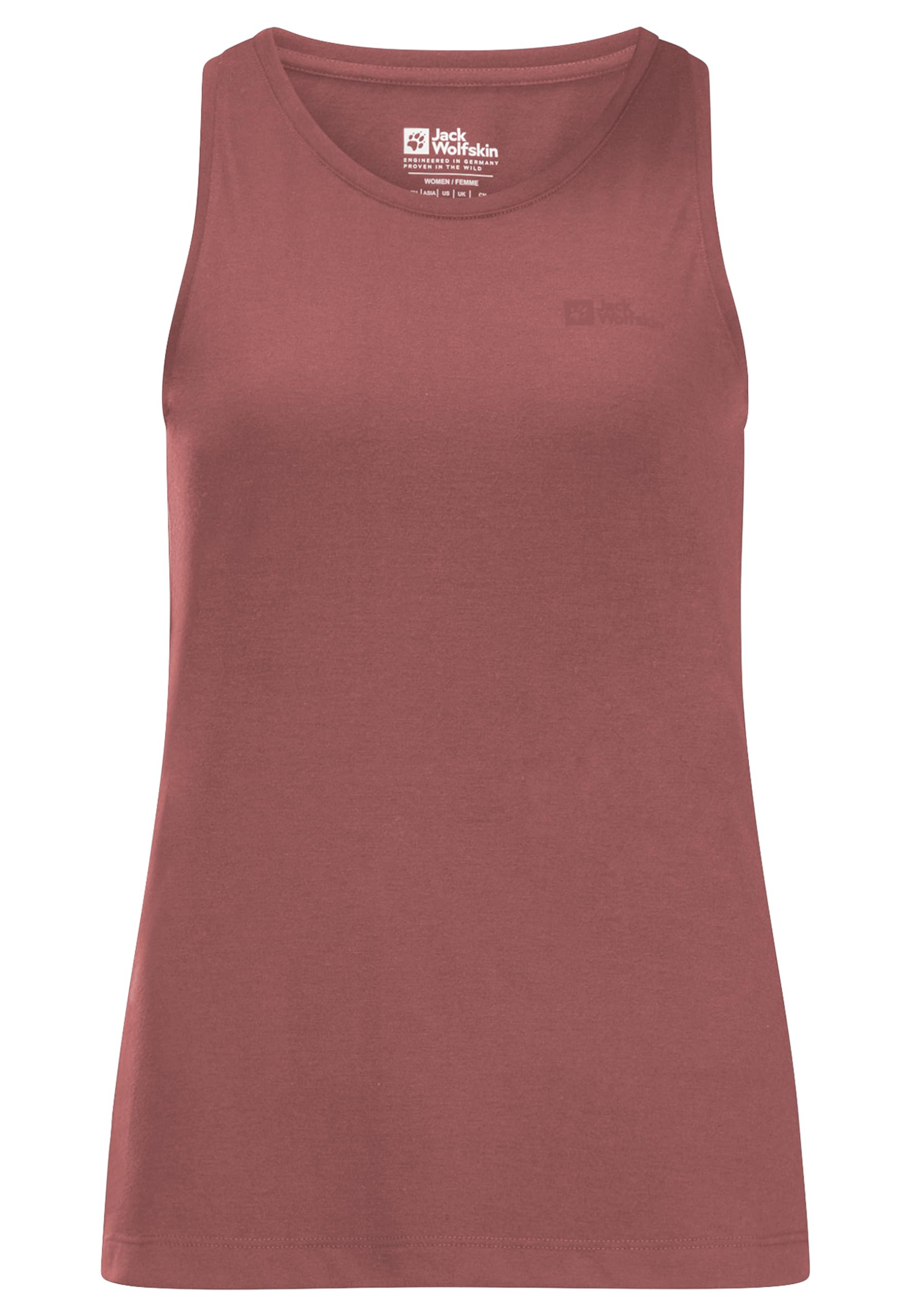 Jack Wolfskin Débardeur en Relief W Chemise Femme
