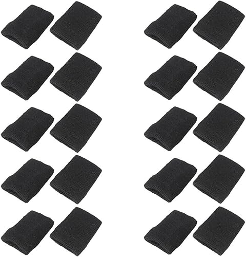 Mallofusa Paquete de 10 pulseras absorbentes coloridas para deportes, baloncesto, fútbol, fiesta, actividades al aire libre