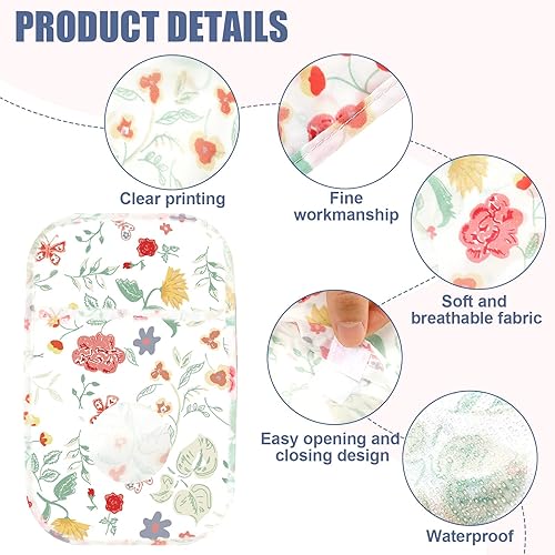 Miniatura 3 de 10 fundas para bolsas de ostomía impermeables, fundas de ducha ligeras, fundas de bolsa de colostomía lavables con apertura ajustable para mujeres y