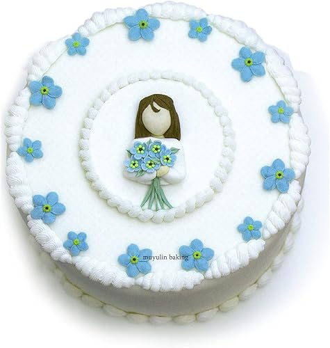 Miniatura 6 de Molde de silicona de flor de jacinto, mini molde de silicona de chocolate cornejo, para decoración de pasteles de boda, decoración de cupcakes,