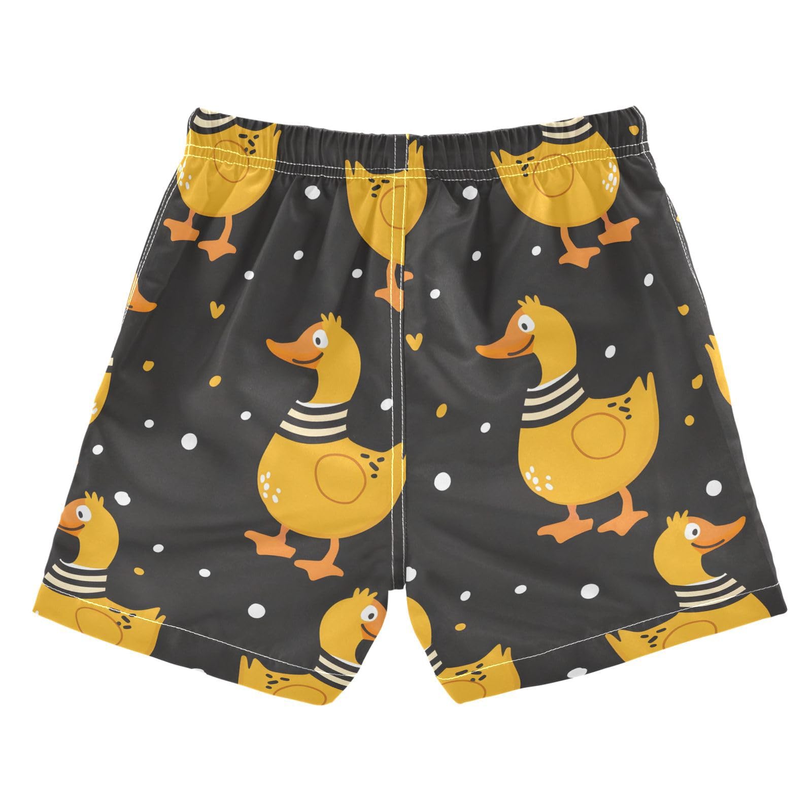Duck with Scarf Boys Swim Trunks Toddler Shorts Swimwear Boardshorts Multicoloured