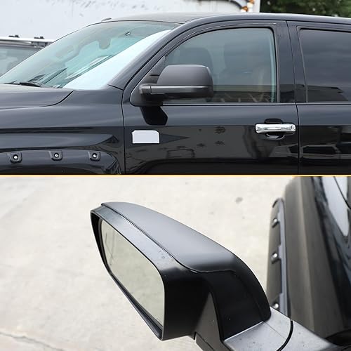 Miniatura 7 de CHEAYAR Tapa para espejo retrovisor de puerta compatible con Toyota Tundra 2014-2021, accesorios de automóvil, opaco, mate, cubierta de espejo
