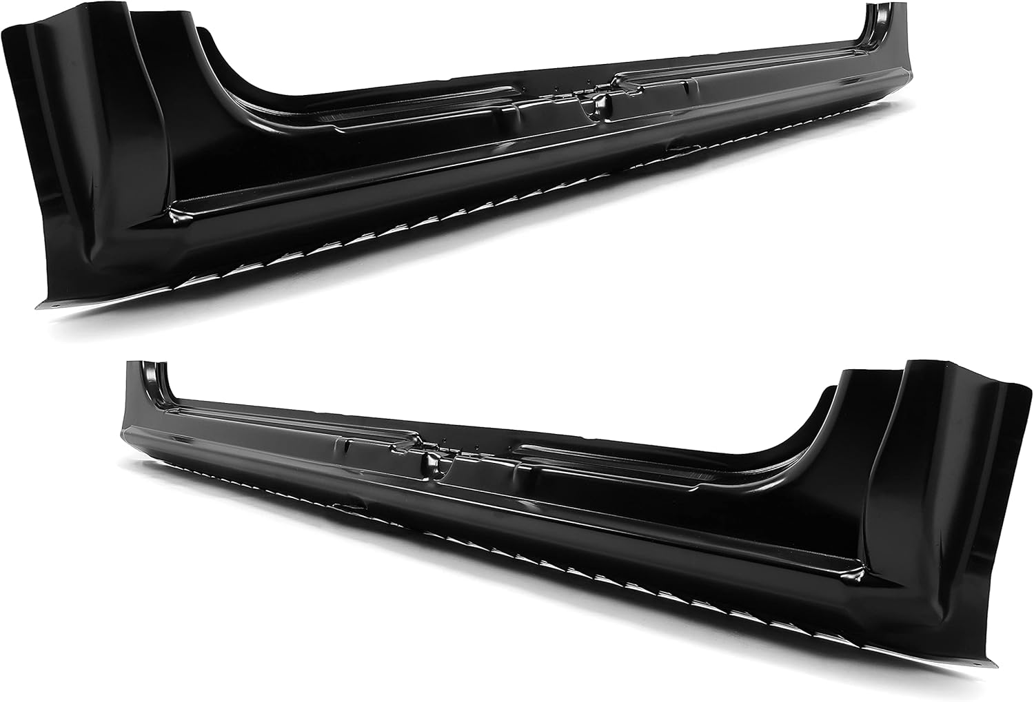 HECASA Rocker Panel Compatible with 1999-2007 Chevy Chevrolet Silverado GMC Sierra Classic Pickup Extended Cab 4 Door Rust Repair Patch Panel Driver & Passenger Side - 2Packages