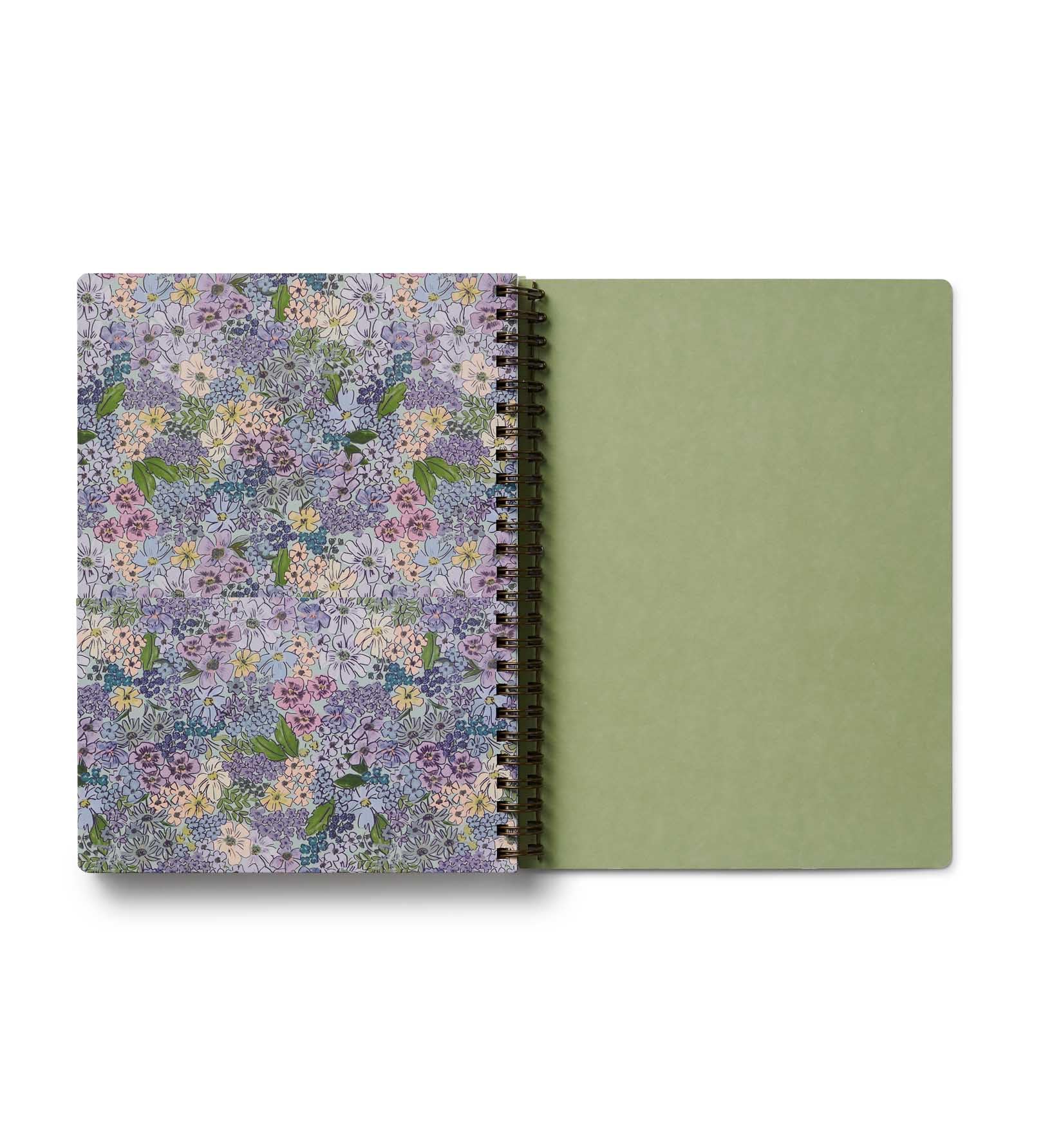 RIFLE PAPER CO. Mimi Agenda scolaire à spirale 2027 17 mois à couverture souple 1er août 2026 à décembre 2027, 21,6 x 15,9 cm (L x l), vue hebdomadaire et mensuelle, pages pour contacts et objectifs
