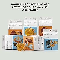Vista 6 de Natursutten 2-Pack Natural Rubber Pacifiers - Safe & Soft BPA-Free Pacifier for Breastfeeding Babies, Made in Italy, Butterfly Shield Orthodontic