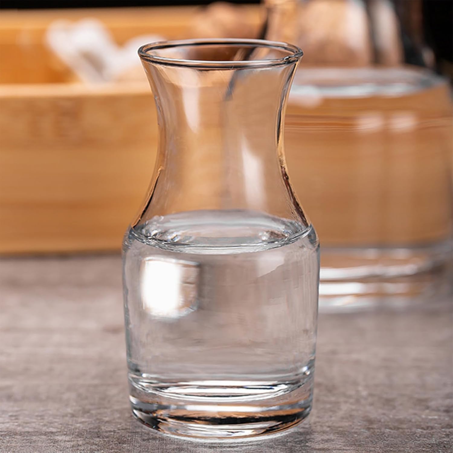 15 Pack Mini Carafe Decanter, Single Serving Glass Carafe, Small Wine Glasses (8.5 oz) - Image 4