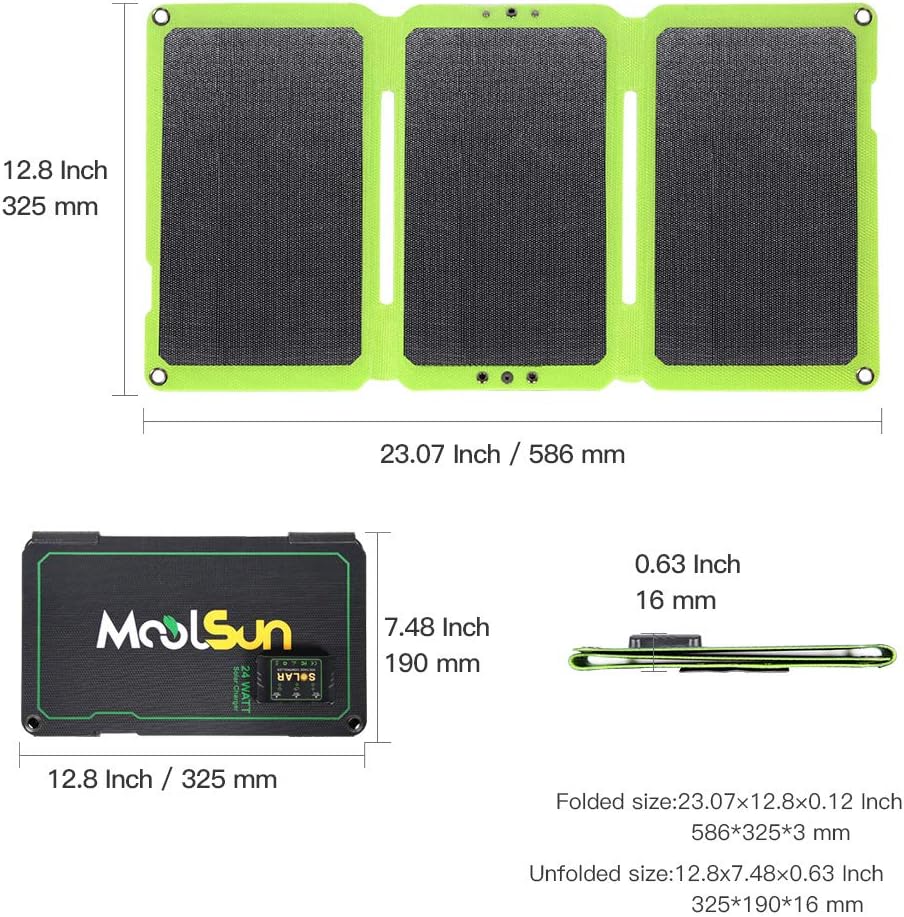 MOOLSUN 50W Solar Panel Power