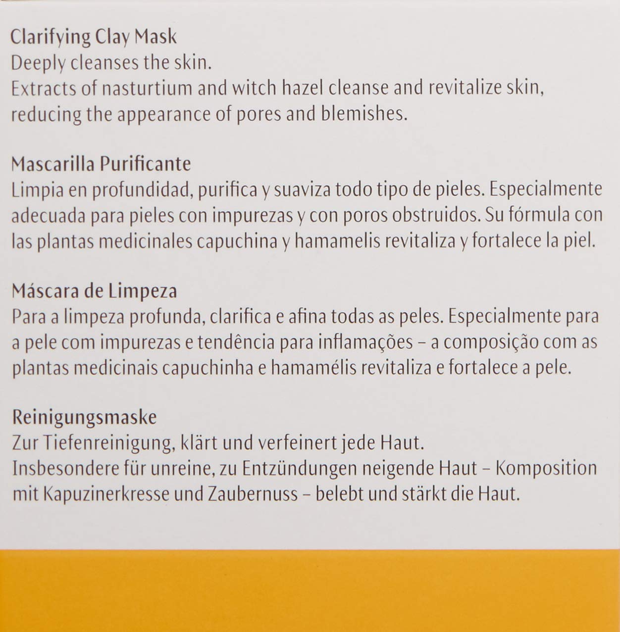 Dr. Hauschka Clarifying Clay Mask, 3.1 oz