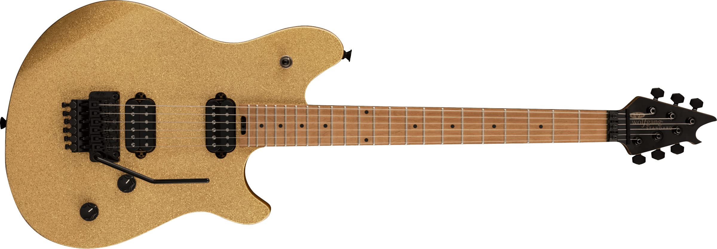 Amazon | EVH/Wolfgang WG Standard Baked Maple Fingerboard Gold