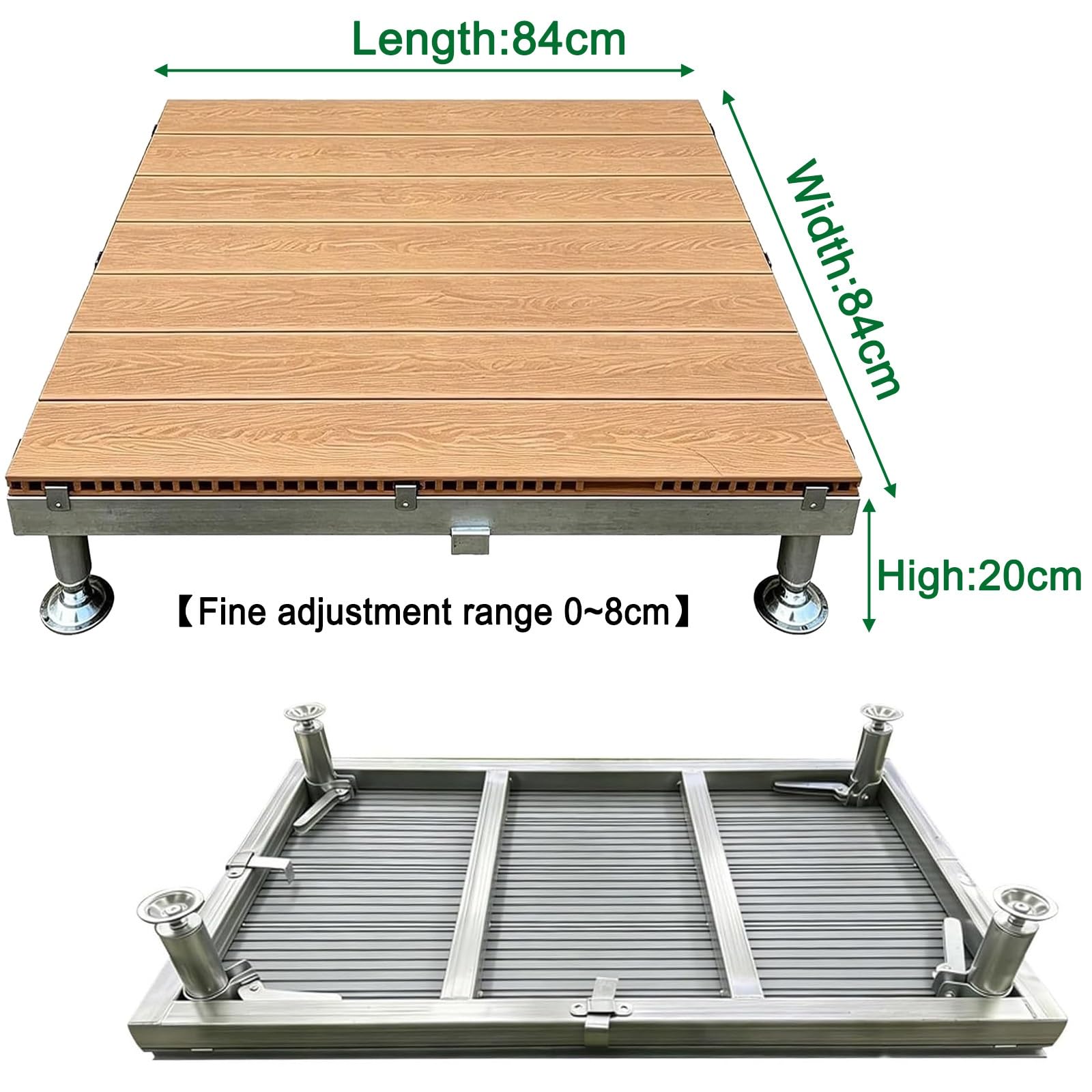 84cm Piastrelle For Ponte Modulari Ad Incastro Legno Composito Antiscivolo