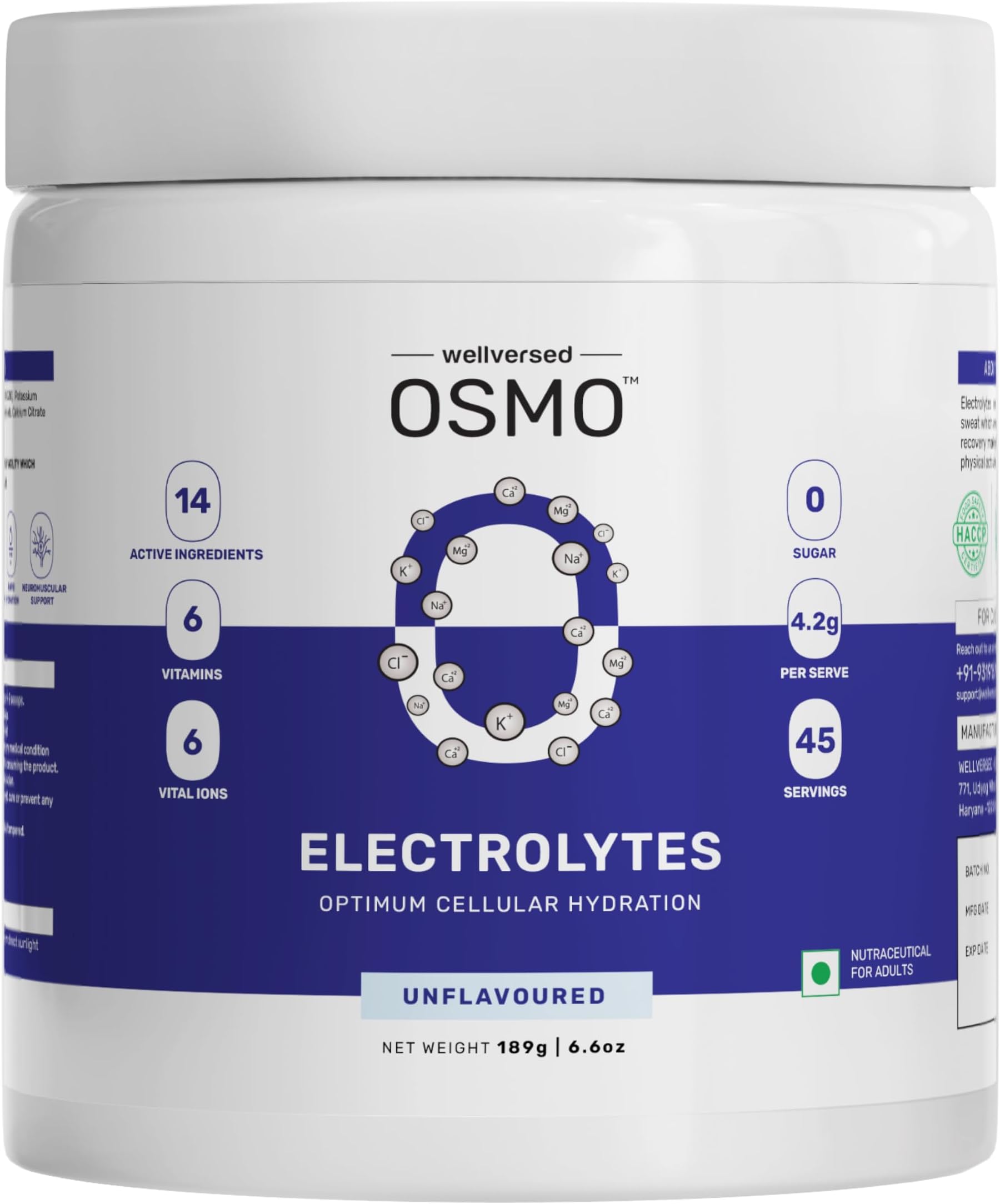 Electrolytes (40 Servings), Miami Thunder, Electrolyte Drink with 5 Vital Electrolytes: Na, Mg, Ca, K, PO4, Sugar Free Electrolyte Powder, Fat Fuel Powered