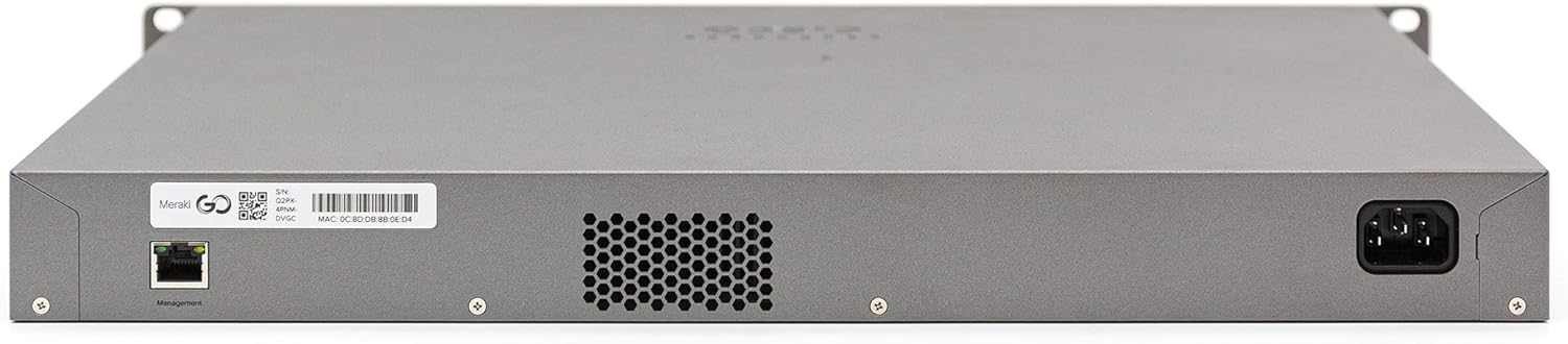 Exclusive Discount 60% Price Meraki Go by Cisco | 48 Port PoE Network Switch | Cloud Managed | Power over Ethernet | [GS110-48P-HW-US]
