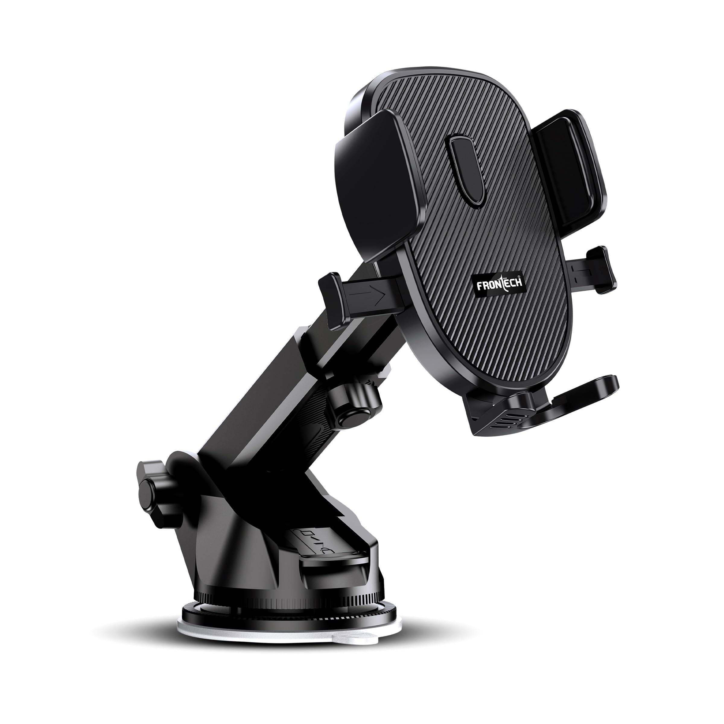 FRONTECH 360° Rotating Car Phone Holder–One-Hand Operation, Anti-Slip Silicone Pad, Adjustable Angle & Height, Strong Sticky Gel Pad– Universal Compatibility for All Phones (CCH-0011)-image-33