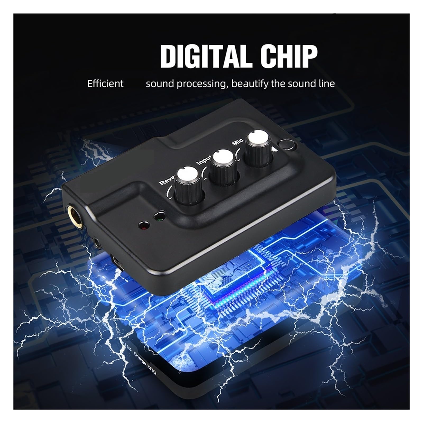 Scheda Audio Diretta Interfaccia Mixer Audio Eco Esterna Con Effetto Riverbero Bluetooth For Strumentazione Microfonica