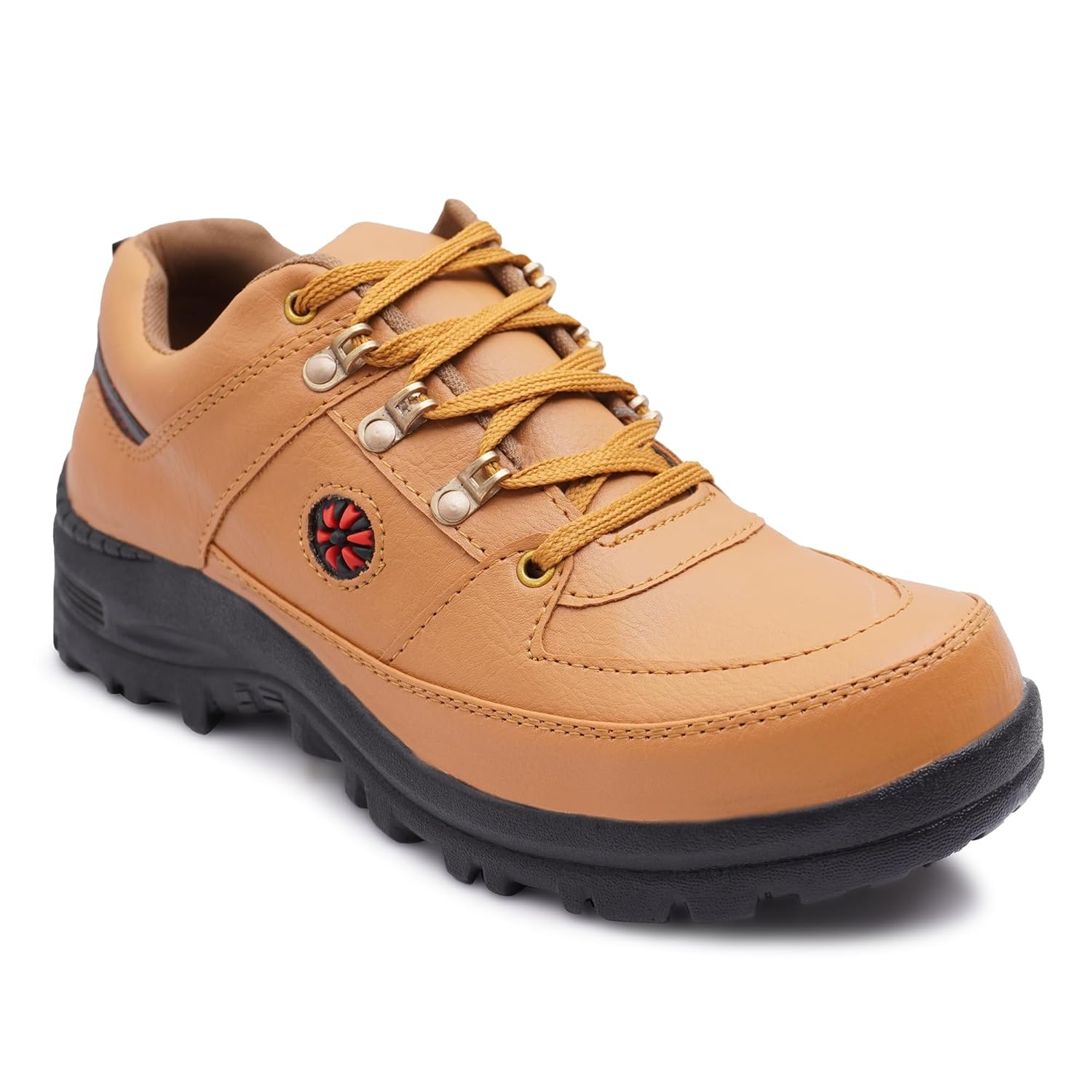 XAVO Men’s Latest Trending|Derby Boot Shoes Long Life Lightweight & Comfortable Shoes| Daily Use for All Day Comfort| Outdoor Hook & Loop Shoes