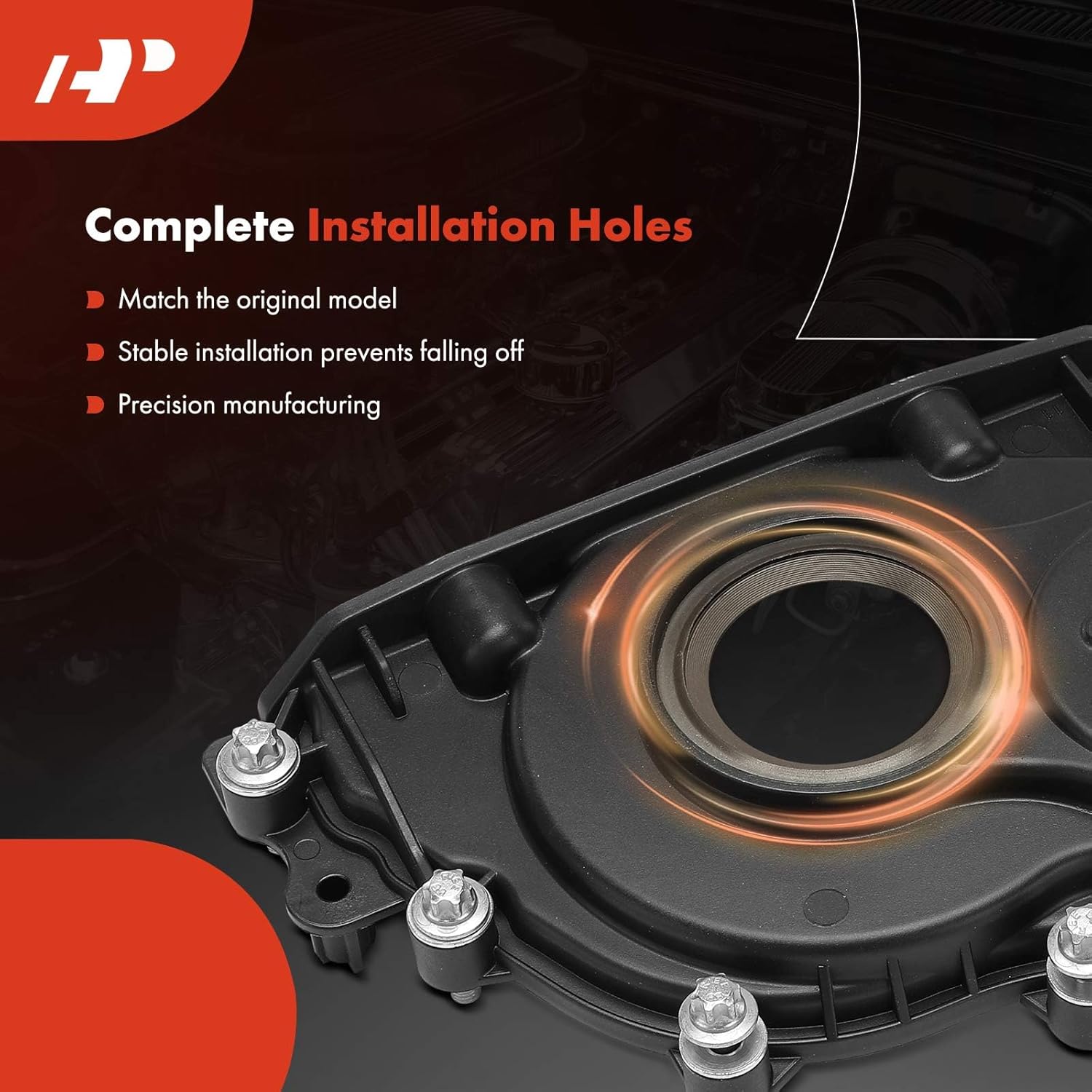 A-Premium Engine Timing Cover Compatible with Mini Cooper 2014-2019, Cooper Countryman 2017-2019, Cooper Clubman 2016-2019, 1.5L, Replace# 11148512597, 11144751132