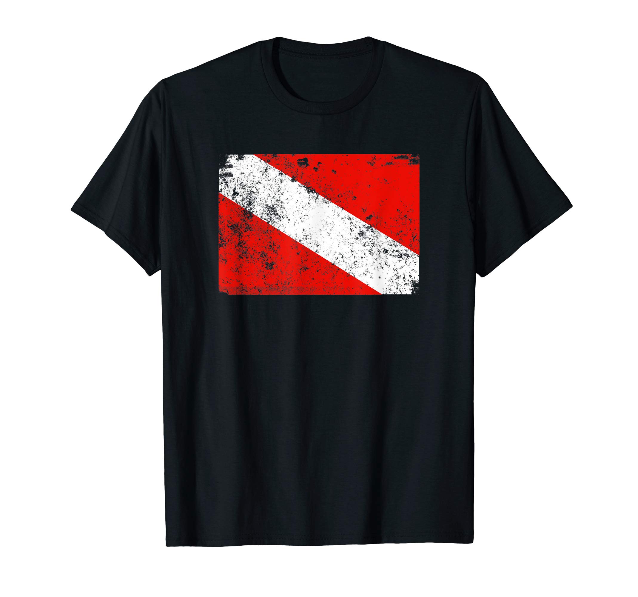 Scuba Diving Gifts & ApparelRetro Diver Down Flag Vintage Style Scuba T-ShirtOEKO-TEX STANDARD 100