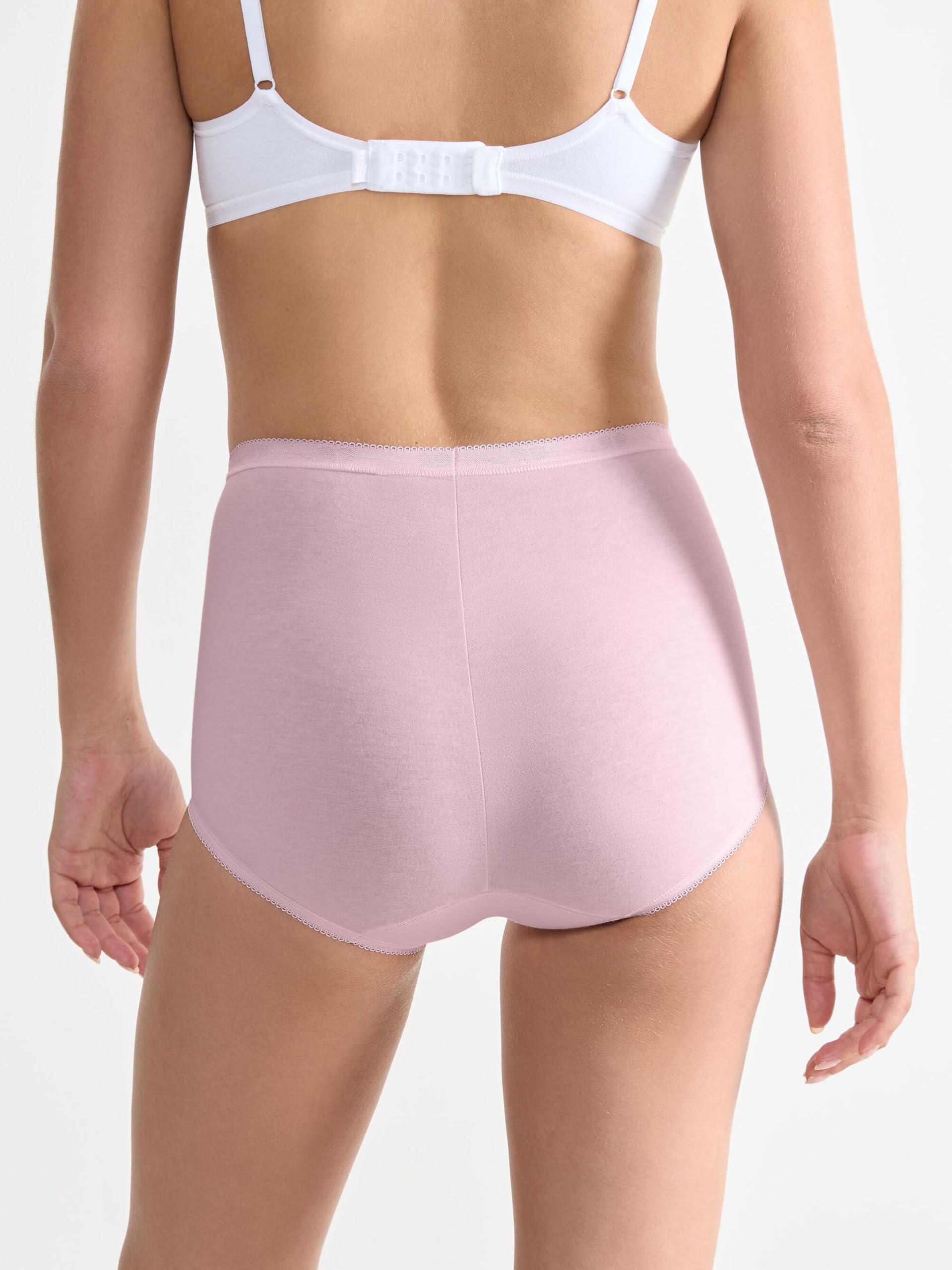 Sloggi Calzoncillos Midislip de algodón para mujer, ropa interior, uso diario, básicos, cintura cómoda, costuras, Basic+ Maxi Multiple Colours 19, 50