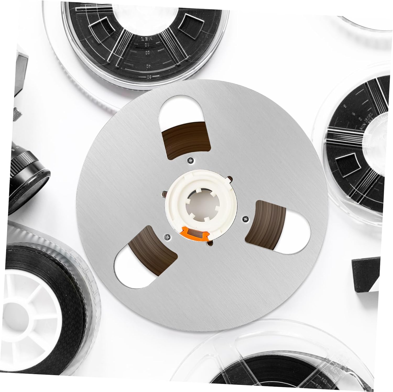 Generic オープンリール空テープリール アルミニウム合金製 &ndash; テープレコーダー交換用部品 精密設計で確実フィット、低騒音