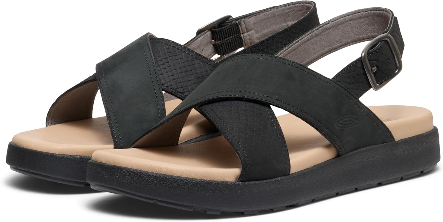 KEEN womens Elle Luxe Cross Strap Cute Comfortable Leather - Image 2