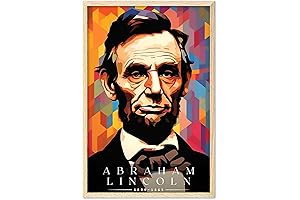 Inspirational Abraham Lincoln Poster for Home or Office Decor