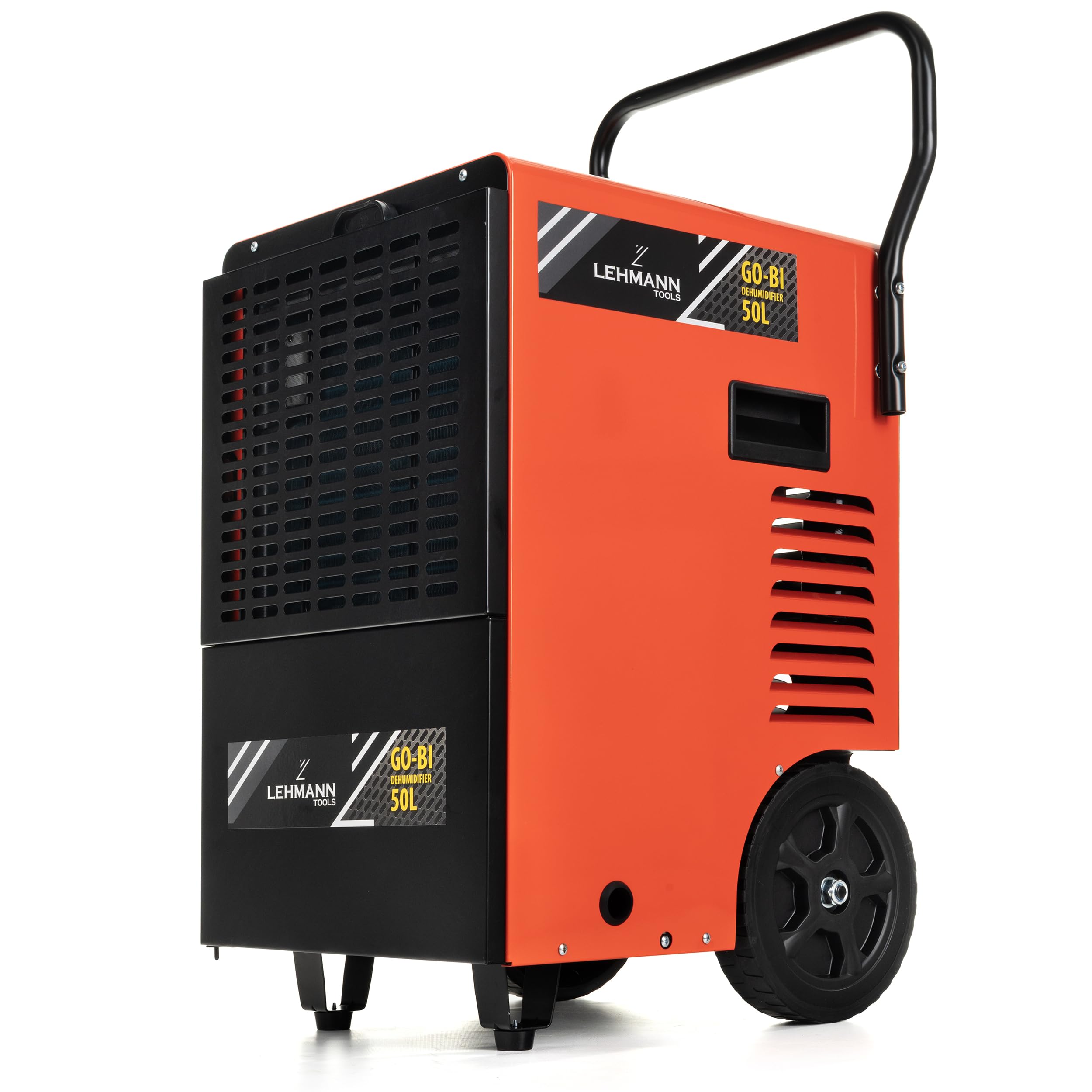 Lehmann LTODH-0950 osuszacz powietrza GO-BI | wydajność osuszania do 50 l/dzień | osuszacz przemysłowy | nadaje się do pomieszczeń i piwnic do 120 m²