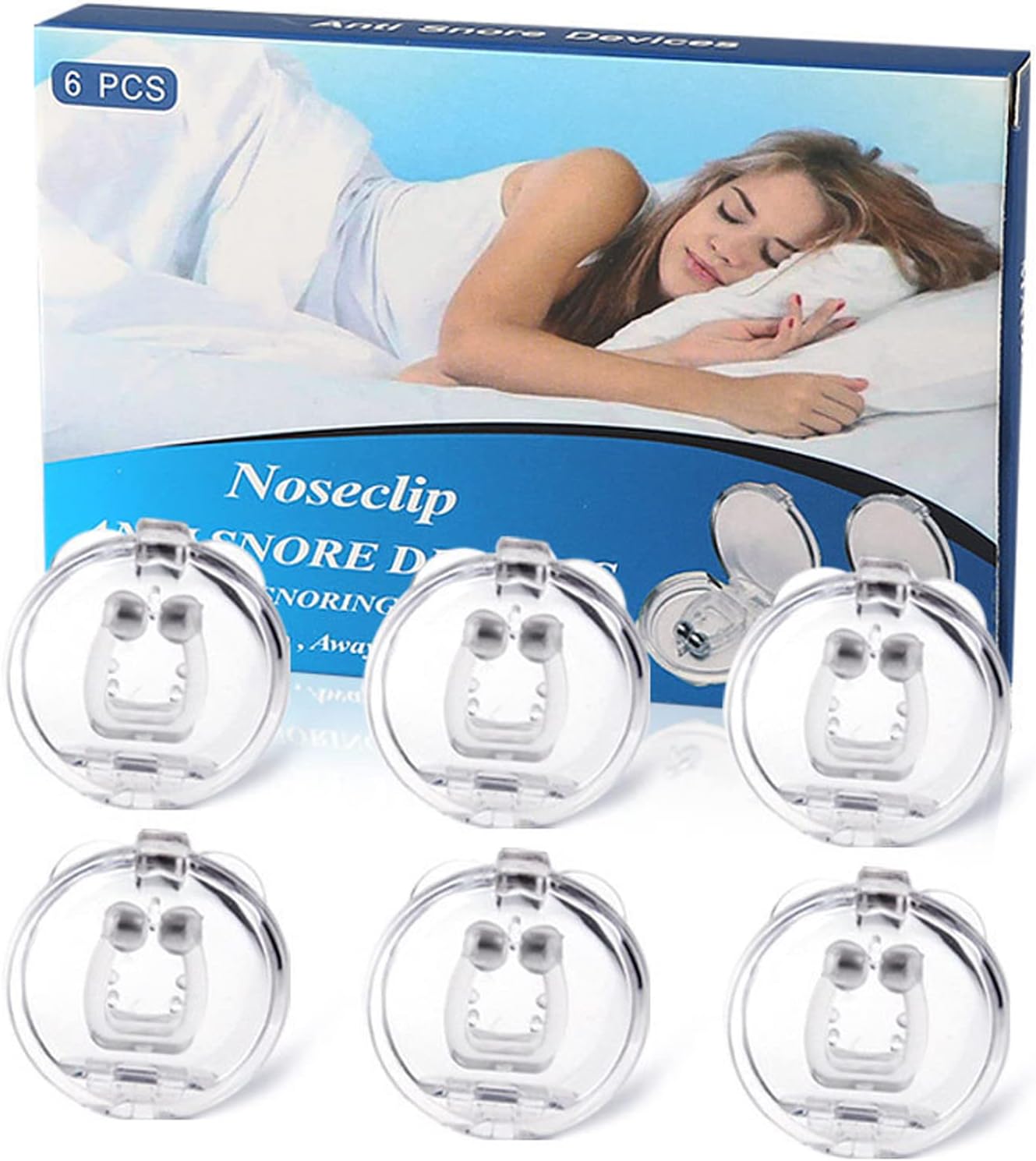 Anti Snore Devices,6 PCS Anti Snore Anti Snore Nose Clip