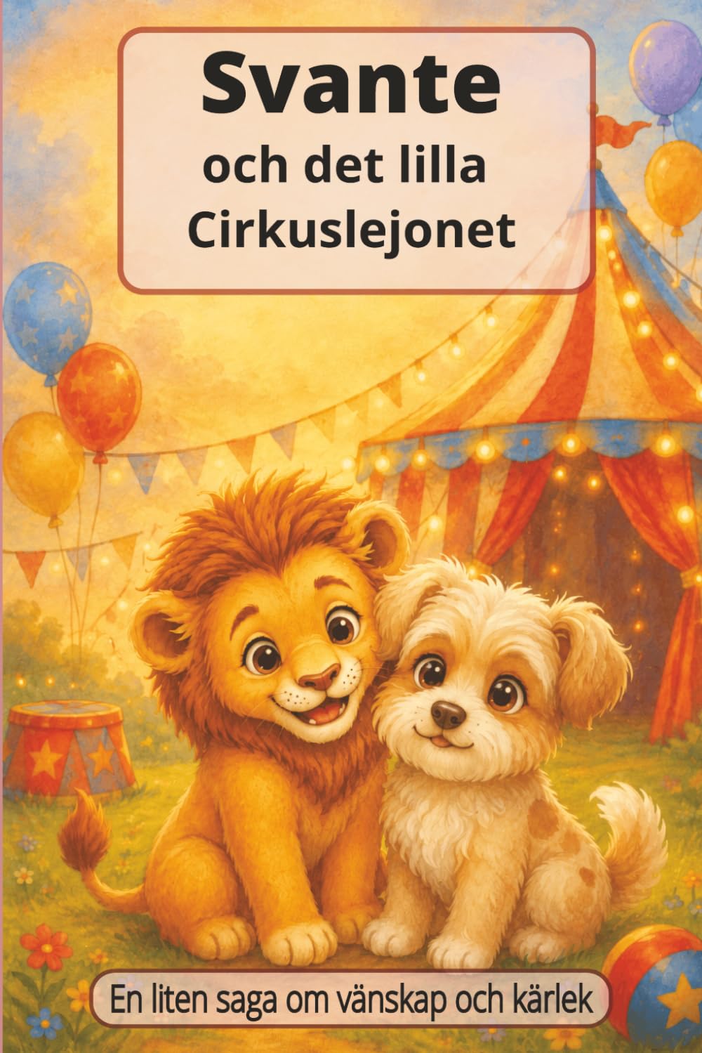 Svante och det lilla Cirkuslejonet: En liten saga om vänskap och kärlek (Den Söta Hundens Svantes Äventyr)