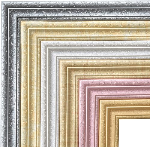 Miniatura 3 de Moldura flexible autoadhesiva 3D de 90 x 3 pulgadas para decoración de pared, para el hogar, oficina, hotel, bricolaje