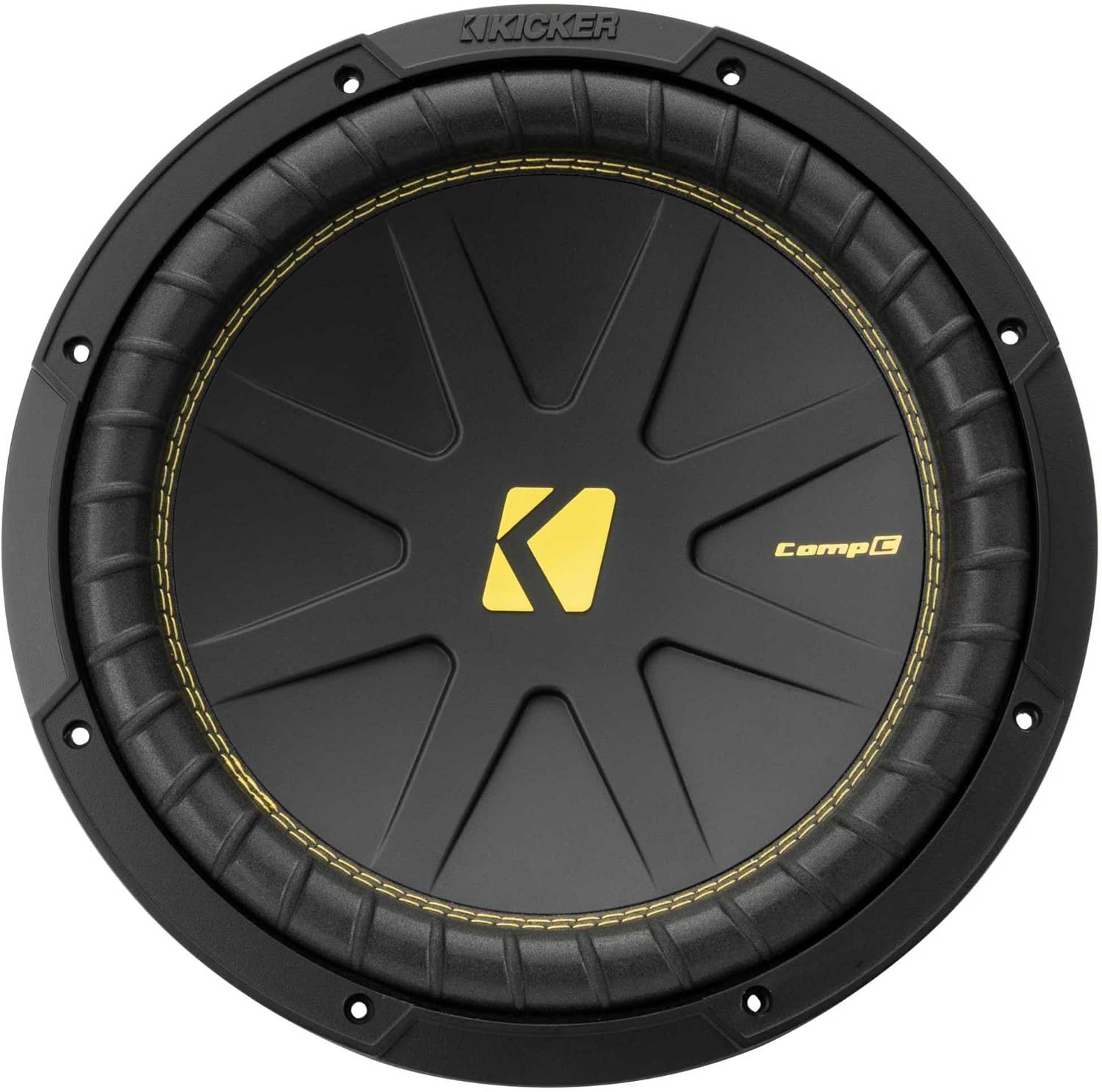 Kicker 50CWCD124 CompC 12" Subwoofer, Dual 4-Ohm (Renewed)
