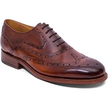 BARKER Liffey Men's Handmade Leather Brogue Oxford Dress Shoes - Timeless Elegance & Superior Craftsmanship for Formal & Business Wear