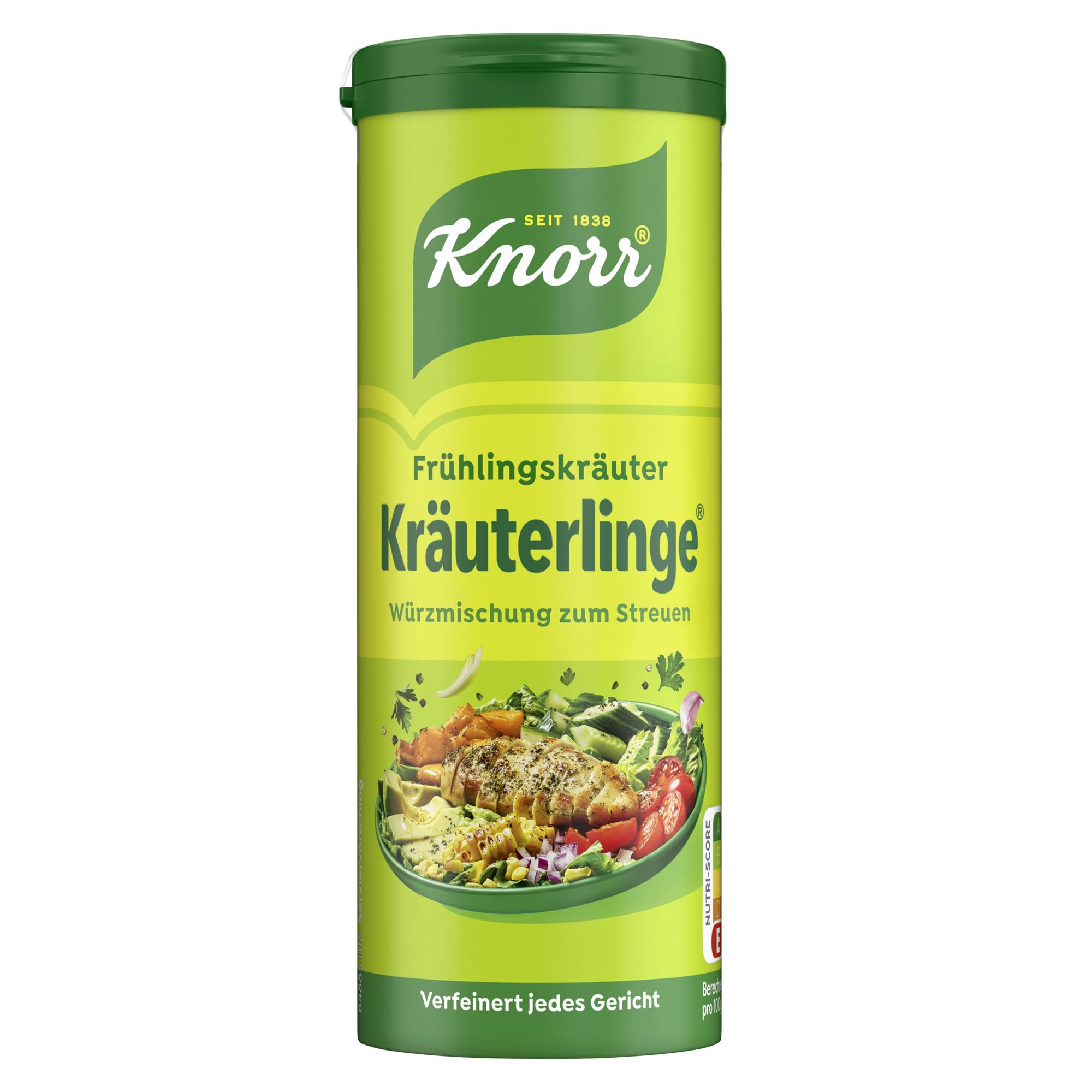 Knorr Kräuterlinge Frühlingskräuter Würzmischung zum Streuen für Gemüse, Eintöpfe oder einen Salat 60 g