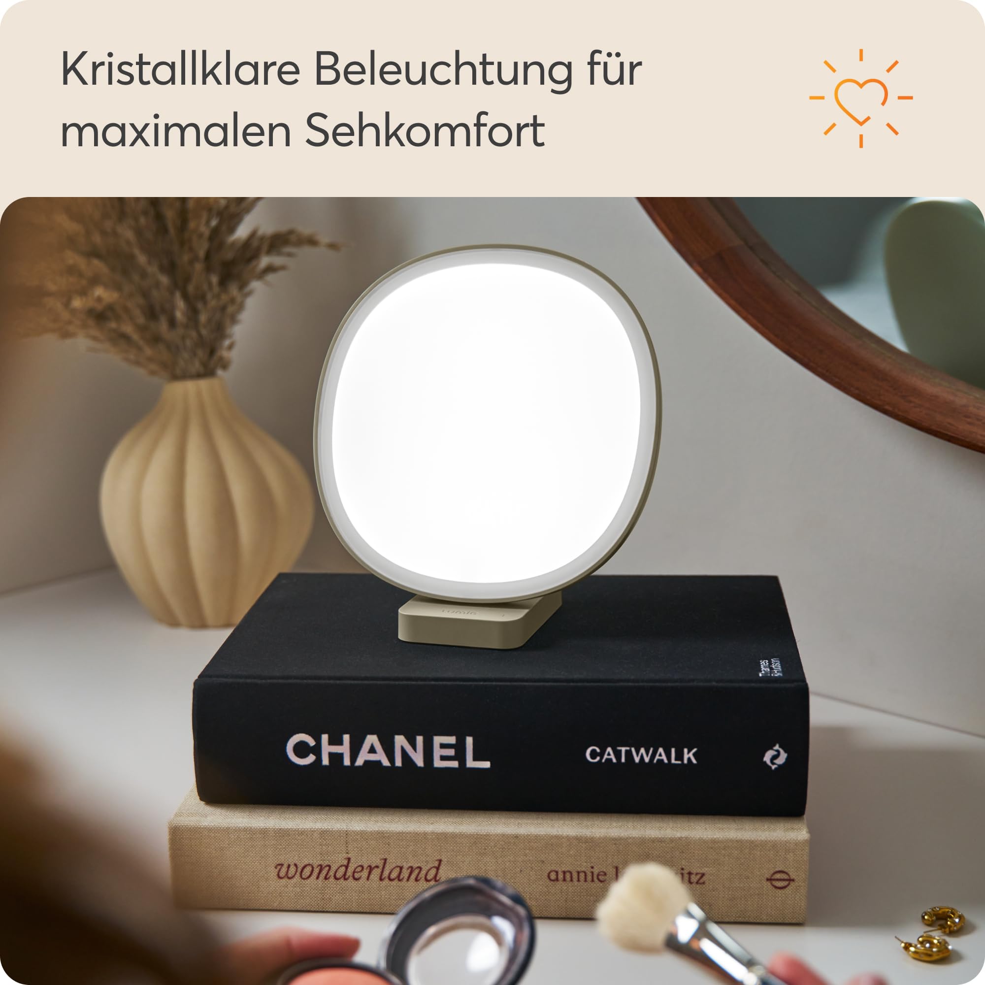 Lumie Dash Lampa Antydepresyjna 10 000 Lux LED CRI 95+ Regulowanym Natężeniem Światła