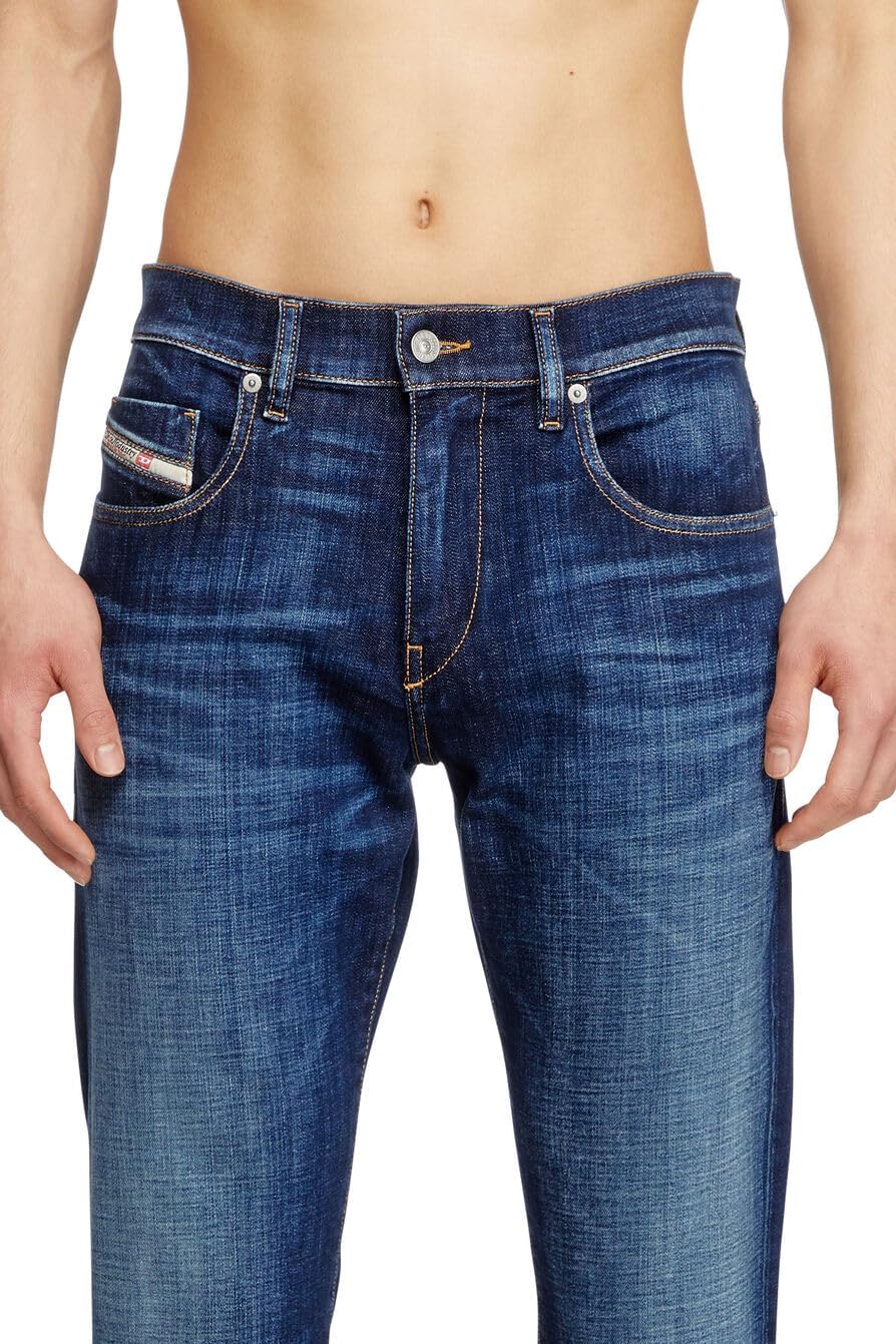 Diesel 2019 D-STRUKT Slim Fit Blue Jeans - Image 3