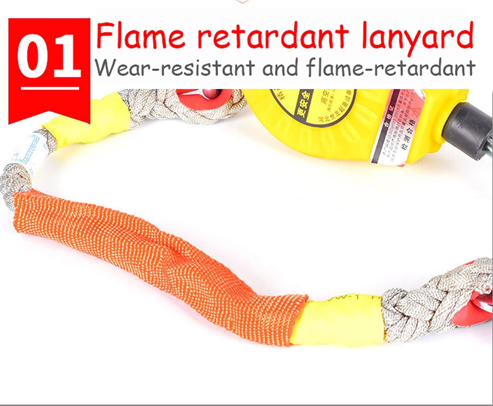 FALLTECH 20' Contractor Web SRL with Carabiner, (7276BWR)