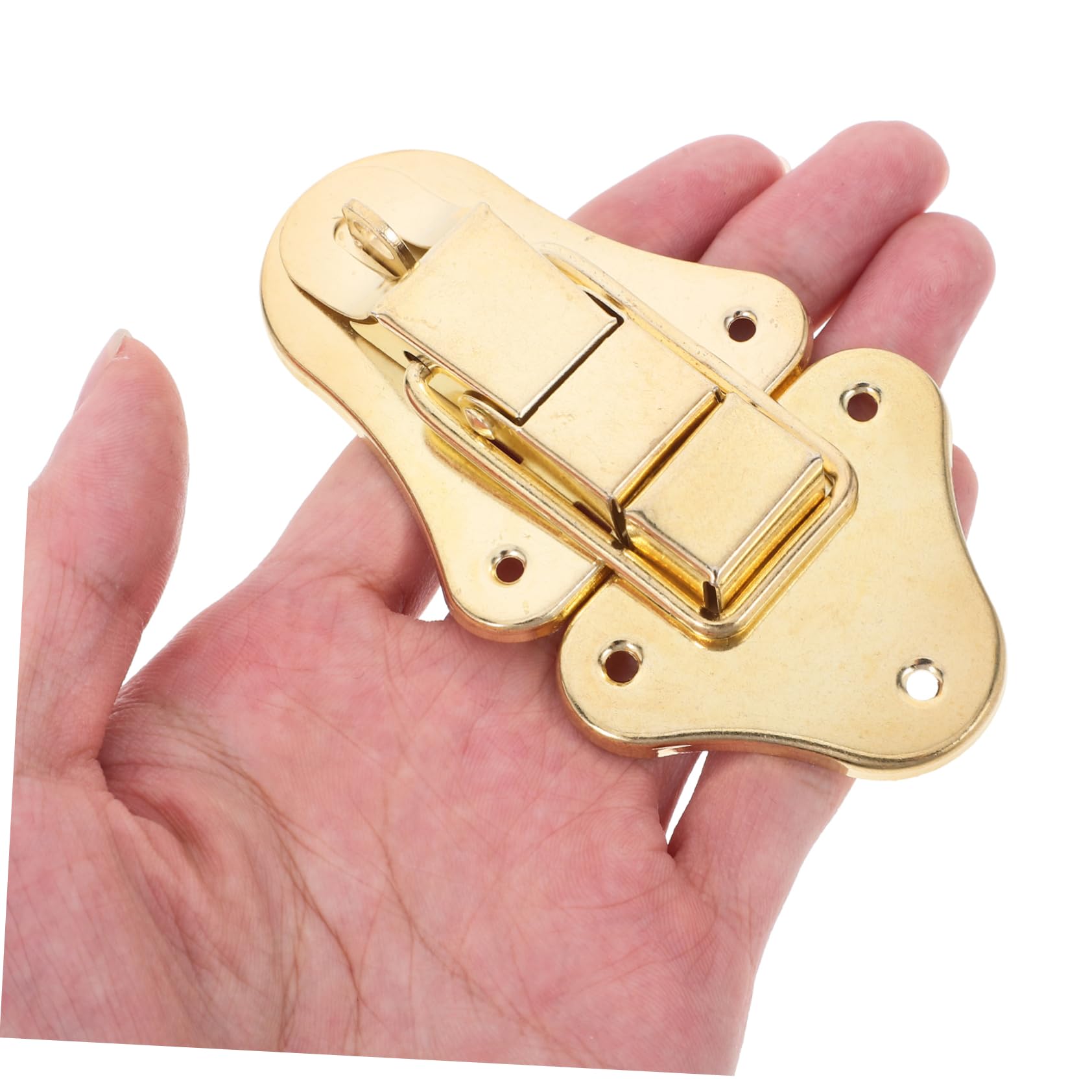 WOONEKY Retro Small Toggle Latch Hardware Iron Wooden Box Packaging Lock for Box Jewelry