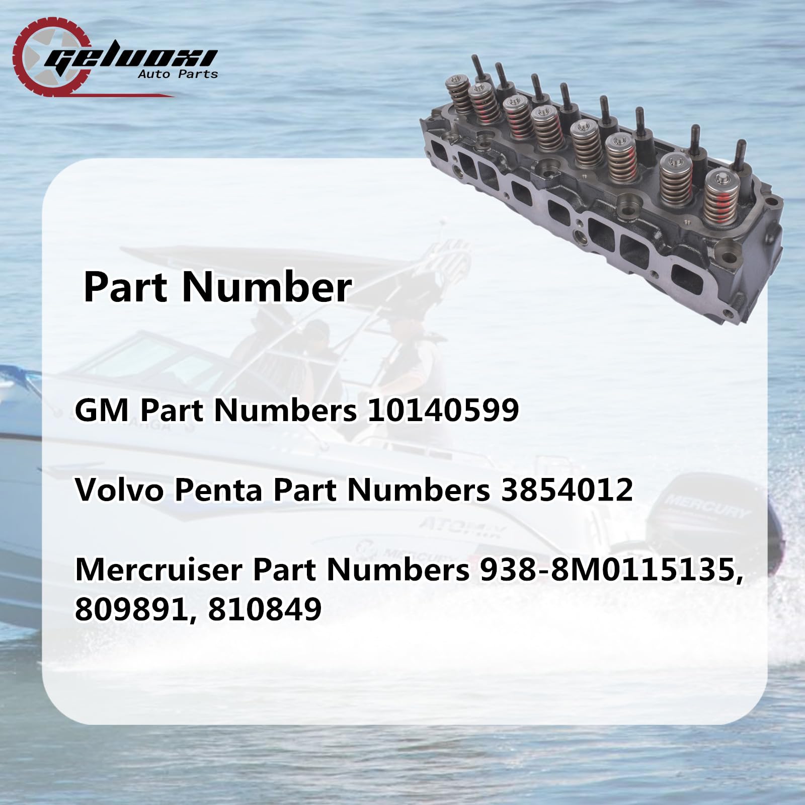 Amazon.com: GELUOXI 3.0L High Output Marine Engine Cylinder Head 