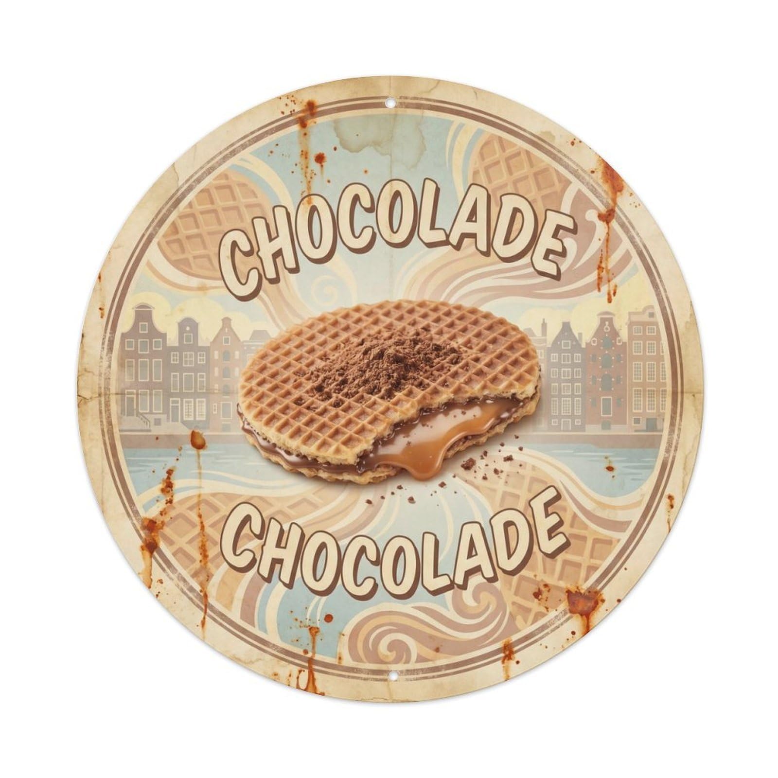 Patisserie European Confectionery Dessert Classic Diner Metal Tin Sign
