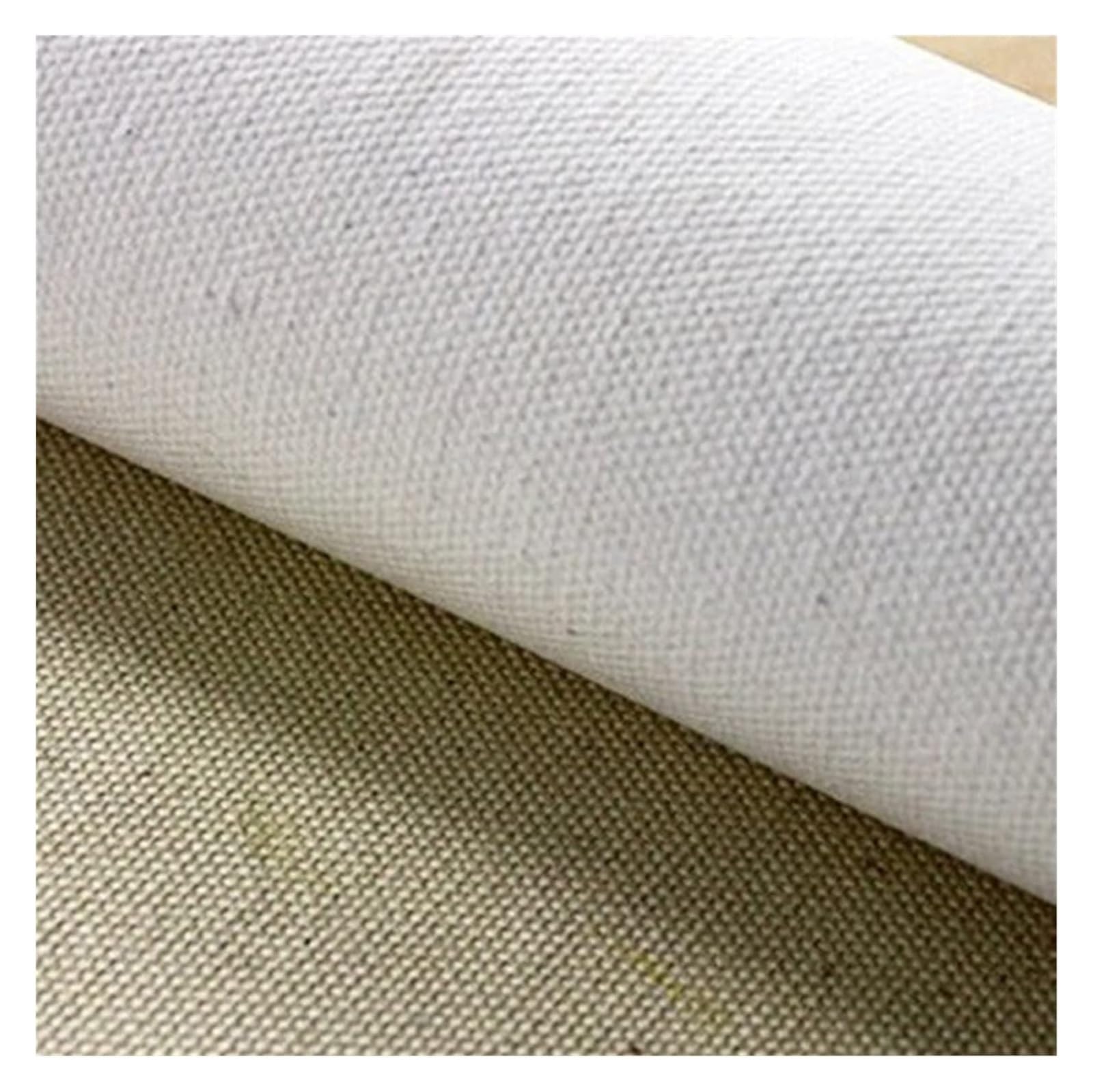 Lienzo en blanco en rollo de 48 cm para pintura acrílica de alta textura
