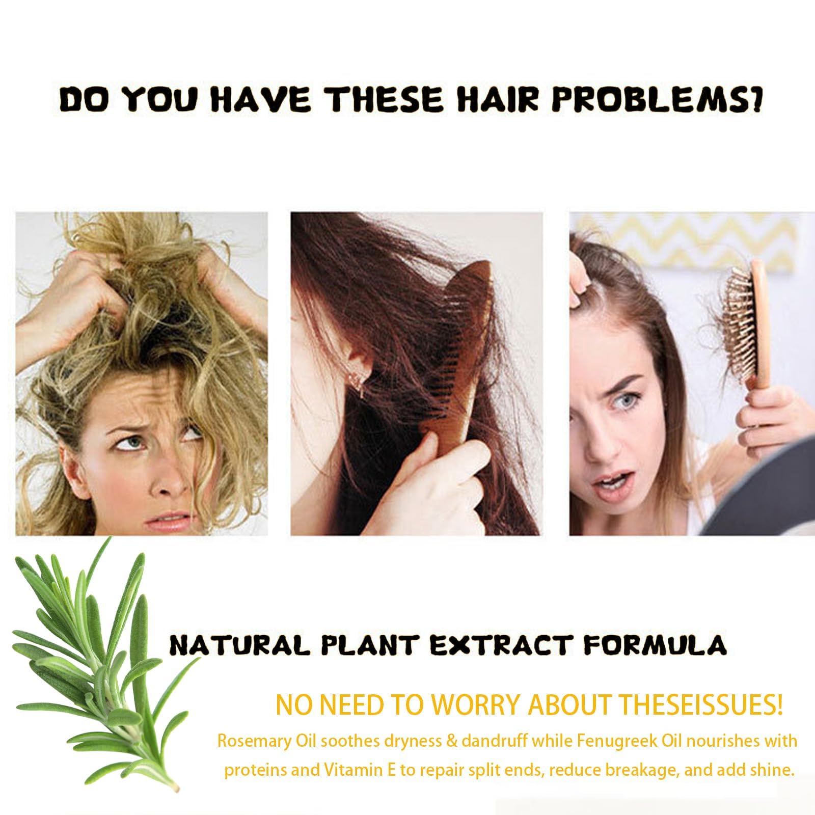 Minnah Hair Growth Oil with Rosemary, Fenugreek & Castor Oil